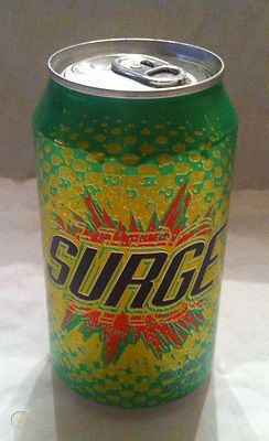 Surge Sting WCW Soda Cans 1999 Set Of 5, Coca-Cola