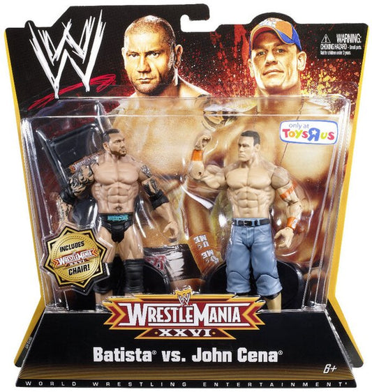 WWE Mattel WrestleMania XXVI Batista vs. John Cena [Exclusive]