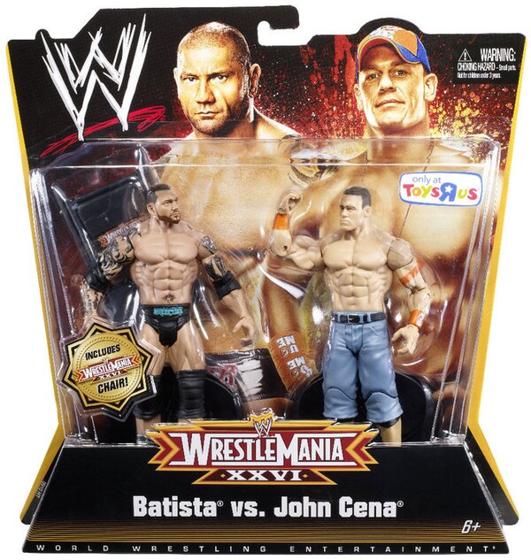 WWE Mattel WrestleMania XXVI Batista vs. John Cena [Exclusive] Action & Toy Figures PWcatalog