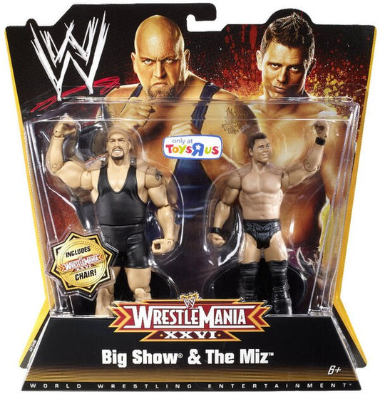 WWE Mattel WrestleMania XXVI Big Show & The Miz [Exclusive]