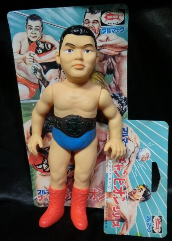 Japanese Pro Wrestling Alliance Bullmark Sofubi [Soft Vinyl] Seiji Sakaguchi Action & Toy Figures PWcatalog