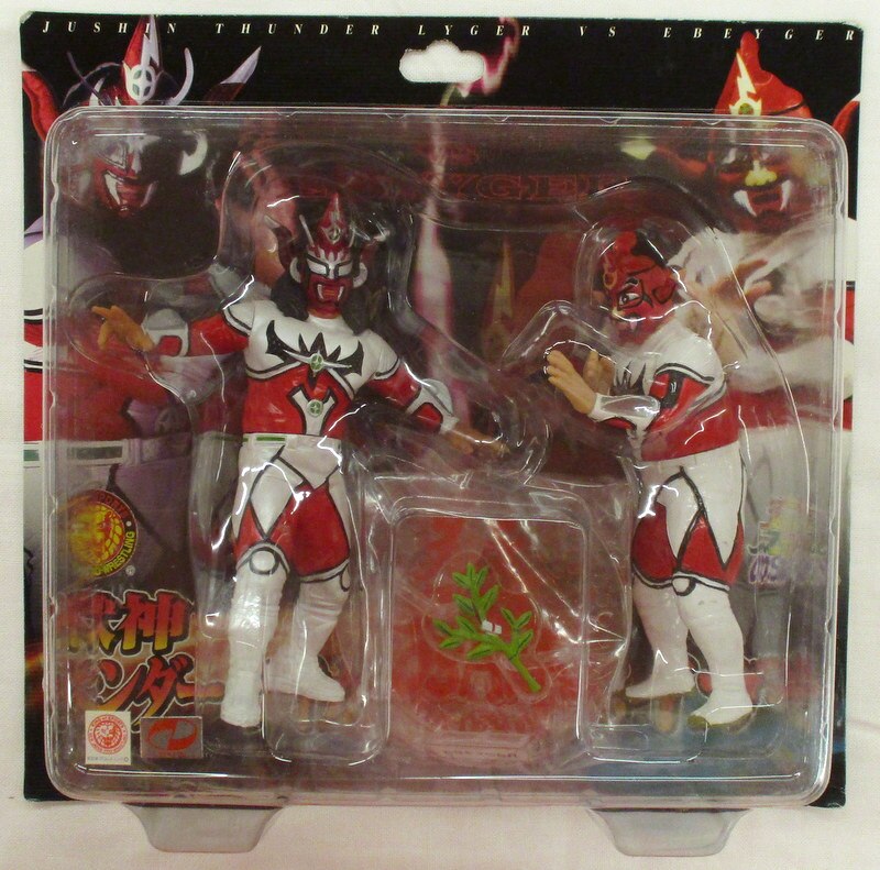 NJPW CharaPro Deluxe Multipack: Jushin "Thunder" Liger & Ebeyger [With Red & White Gear]