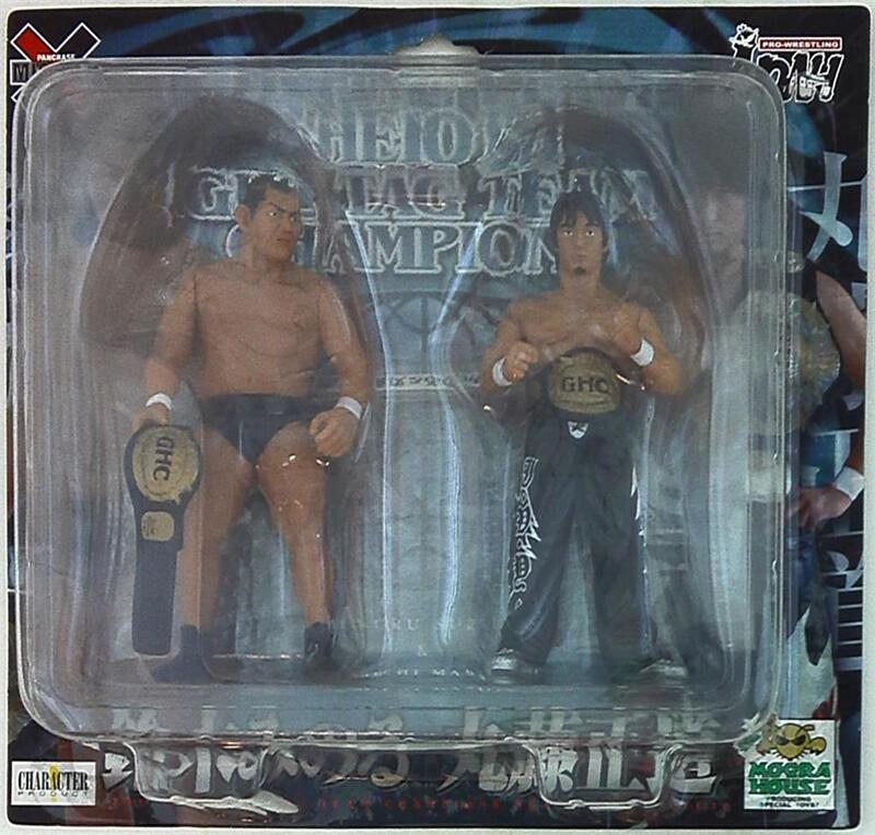 Pro-Wrestling NOAH Mogura House Multipack: Minoru Suzuki [With Black Trunks] & Naomichi Marufuji [With Black Pants] Action & Toy Figures PWcatalog