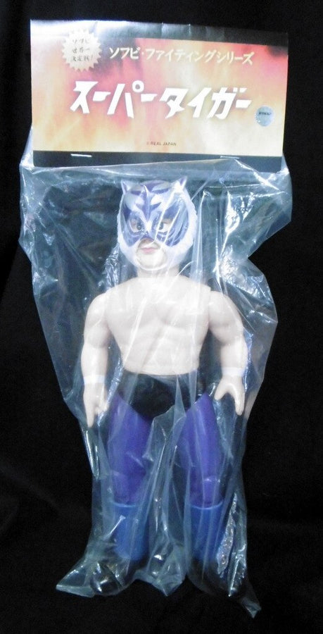 Medicom Toy Sofubi Fighting Series Super Tiger [With Blue Tights] Action & Toy Figures PWcatalog