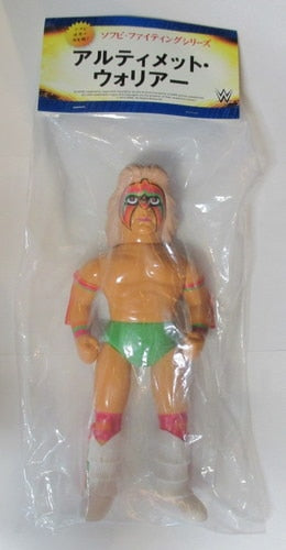 WWE Medicom Toy Sofubi Fighting Series Ultimate Warrior [With Green Trunks]