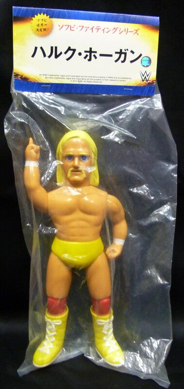 WWE Medicom Toy Sofubi Fighting Series Hulk Hogan [With Yellow Trunks] Action & Toy Figures PWcatalog