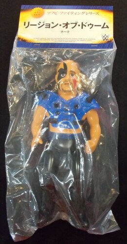 WWE Medicom Toy Sofubi Fighting Series Hawk [With Blue Gear] Action & Toy Figures PWcatalog