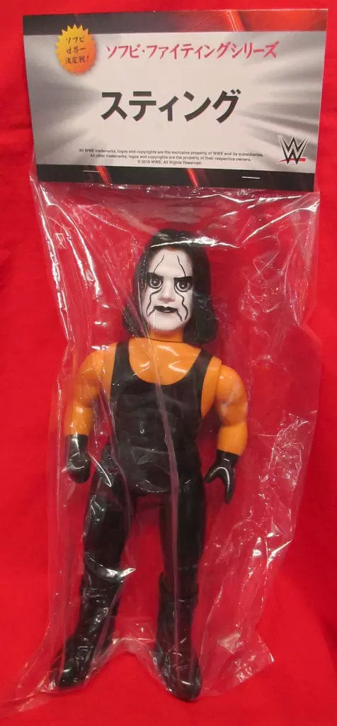 WWE Medicom Toy Sofubi Fighting Series Sting [With Crow Gear]