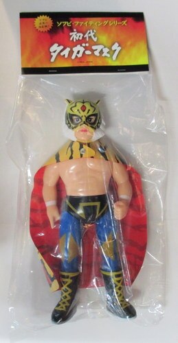 Medicom Toy Sofubi Fighting Series Tiger Mask II [With Gold Accents] Action & Toy Figures PWcatalog