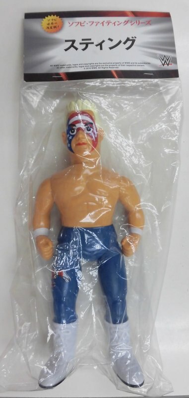 WWE Medicom Toy Sofubi Fighting Series Sting [With Blue Tights]