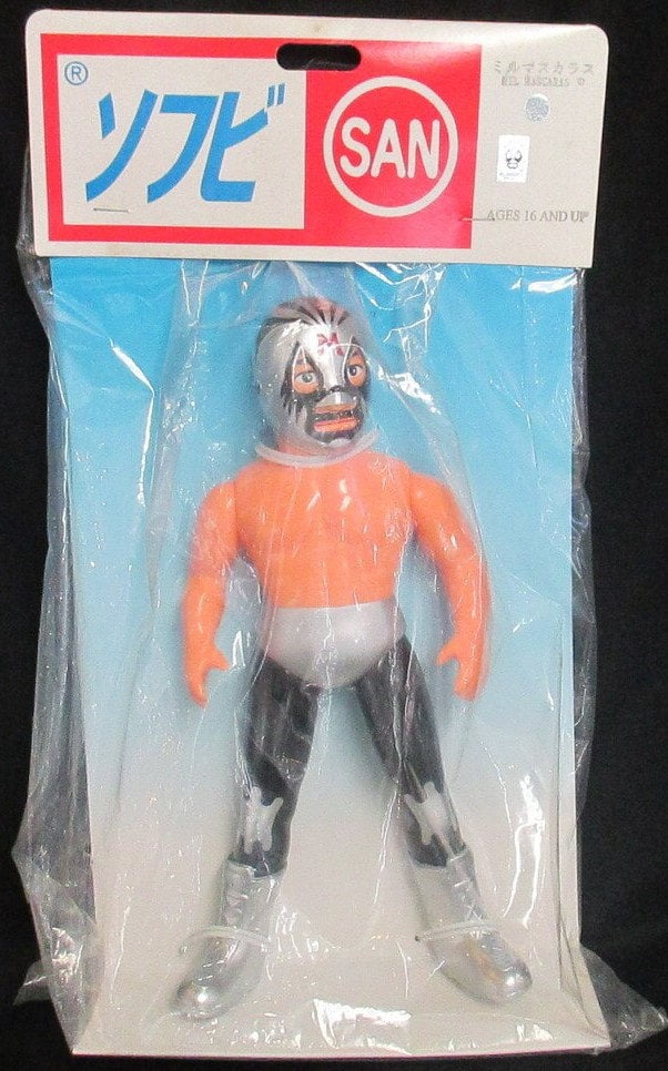 Marusan Soft Vinyl [Sofubi] Mil Mascaras [With Black & Silver Gear]