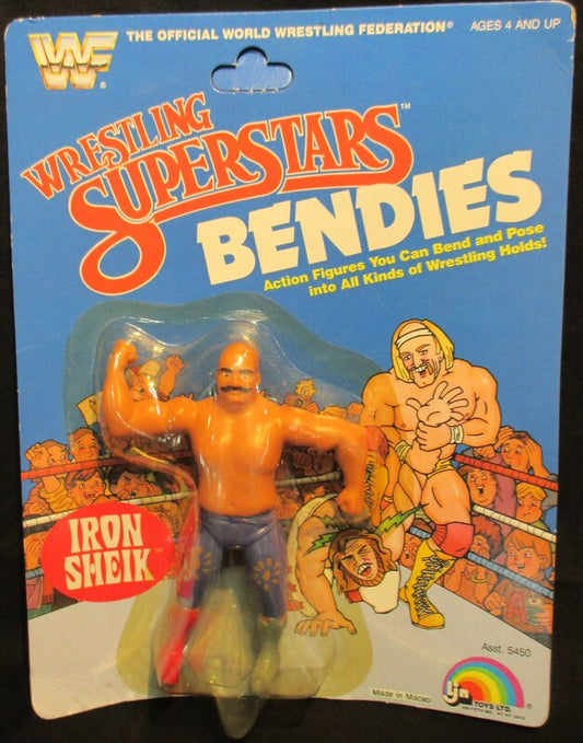 WWF LJN Wrestling Superstars Bendies Iron Sheik