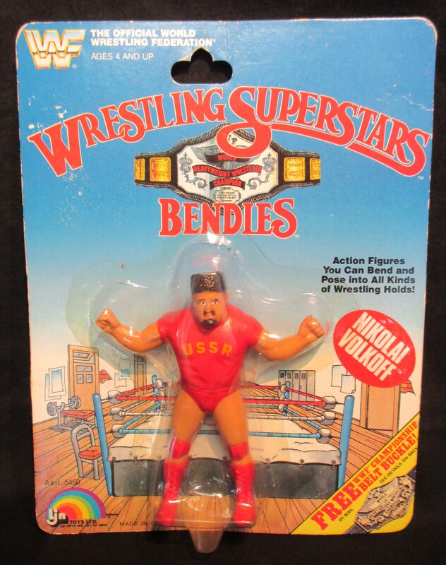 WWF LJN Wrestling Superstars Bendies Nikolai Volkoff