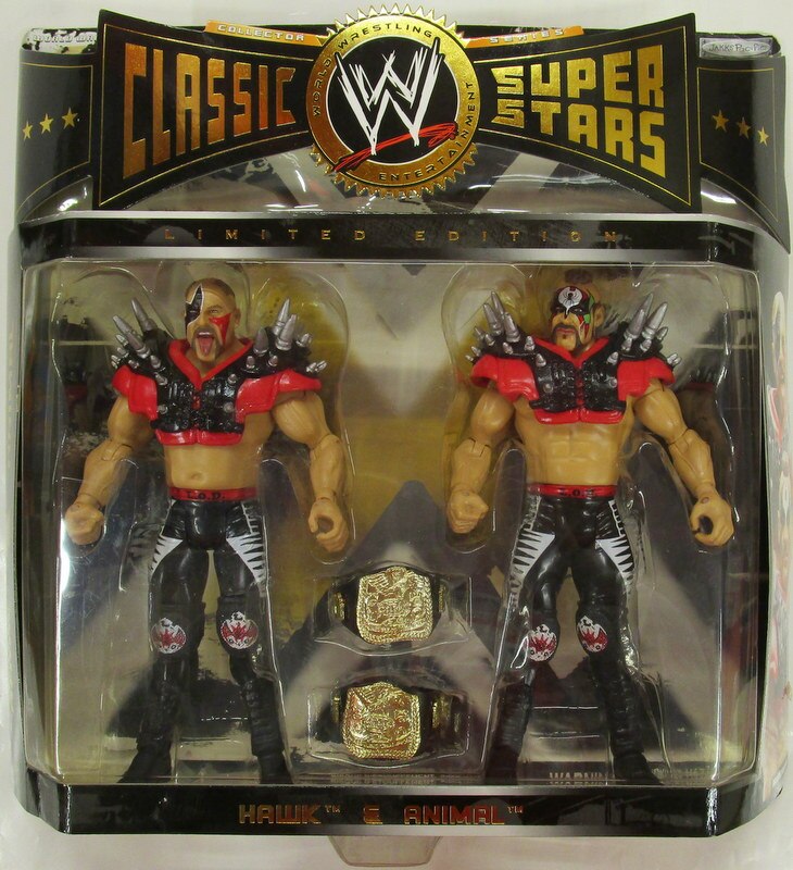 WWE Jakks Pacific Classic Superstars Legion of Doom/The Road Warriors: Animal & Hawk [Exclusive] Action & Toy Figures PWcatalog