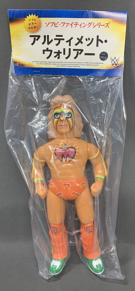 WWE Medicom Toy Sofubi Fighting Series Ultimate Warrior [With Orange Trunks]