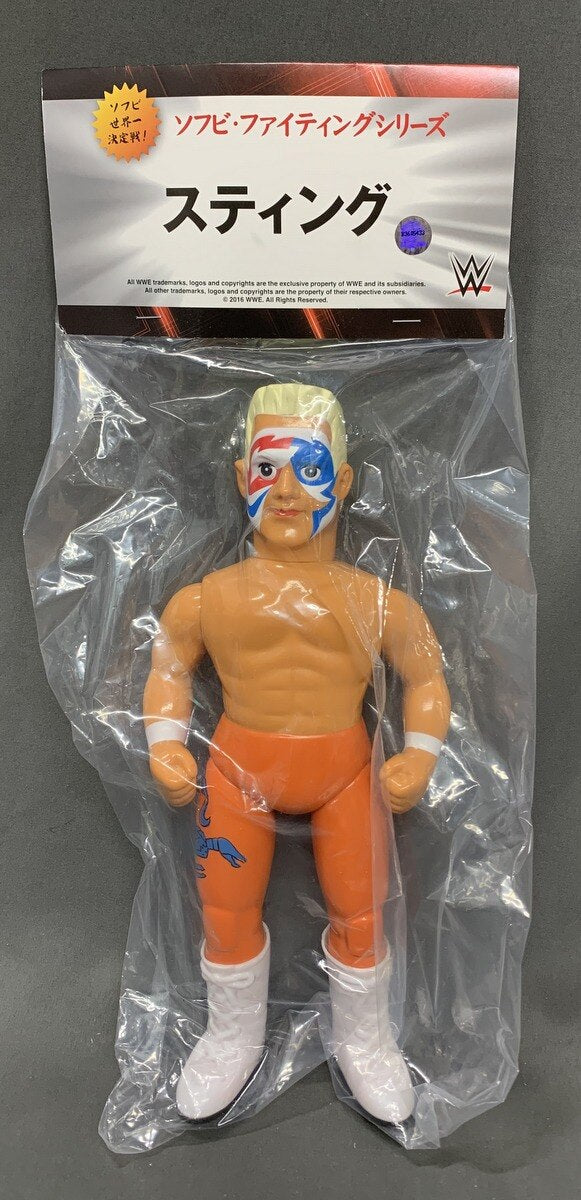 WWE Medicom Toy Sofubi Fighting Series Sting [With Orange Tights]