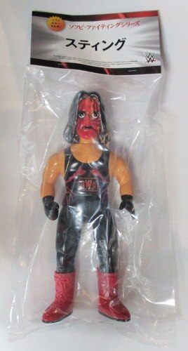 WWE Medicom Toy Sofubi Fighting Series Sting [With Wolfpac Gear]