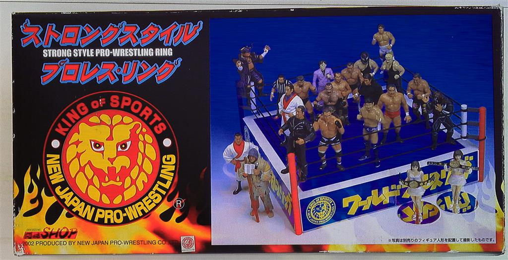 NJPW CharaPro Wrestling Rings & Playsets: Strong Style Pro-Wrestling Ring