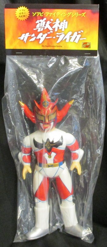 Medicom Toy Sofubi Fighting Series Jyushin Thunder Lyger [With Red Gear & Blue Accents] Action & Toy Figures PWcatalog