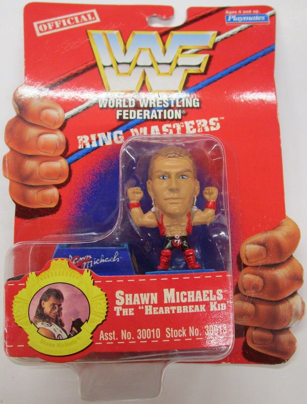 WWF Playmates Toys Ring Masters Shawn Michaels Action & Toy Figures PWcatalog