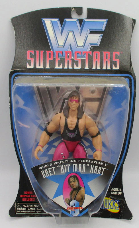 1997 WWF Jakks Pacific Superstars Series 3 Bret "Hit Man" Hart