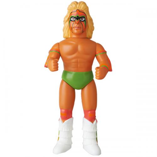 WWE Medicom Toy Sofubi Fighting Series Ultimate Warrior [With Green Trunks]