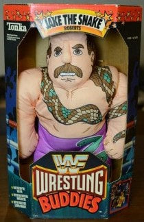 WWF Tonka Wrestling Buddies Jake "The Snake" Roberts 1991 Action & Toy Figures PWcatalog
