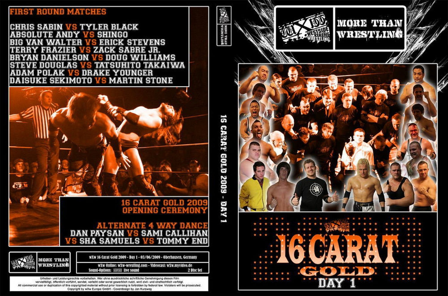 16 carat gold 2009 day 1 DVDs & Videos Pwcatalog