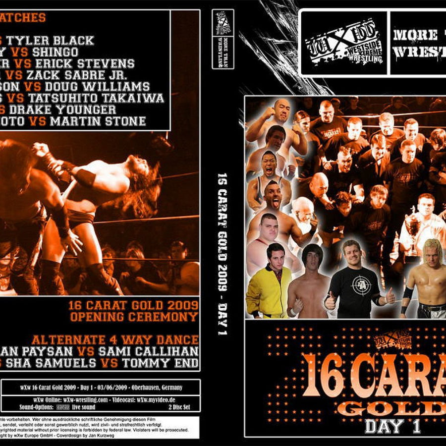 16 carat gold 2009 day 1 DVDs & Videos Pwcatalog
