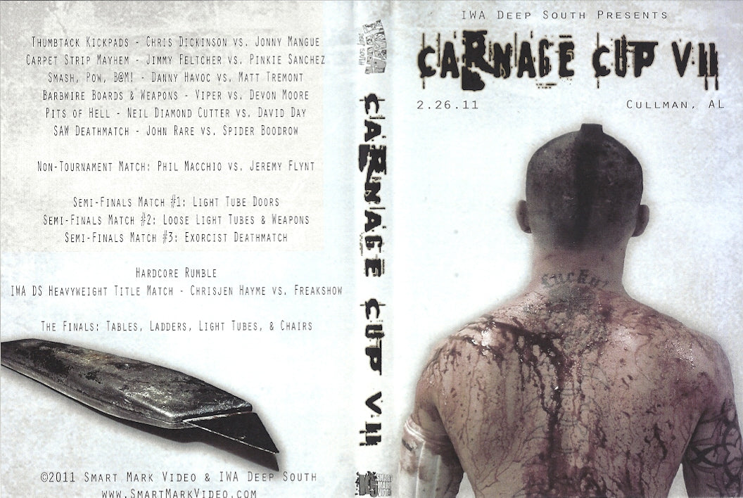 iwa deep south carnage cup vii DVDs & Videos Pwcatalog