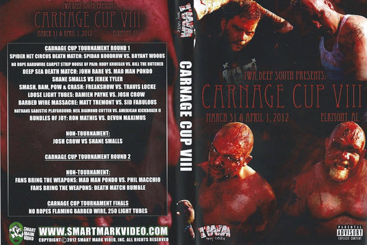 iwa deep south carnage cup viii DVDs & Videos Pwcatalog