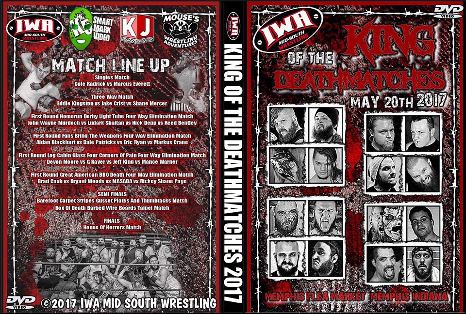 iwa mid south king of the deathmatches 2017 DVDs & Videos Pwcatalog