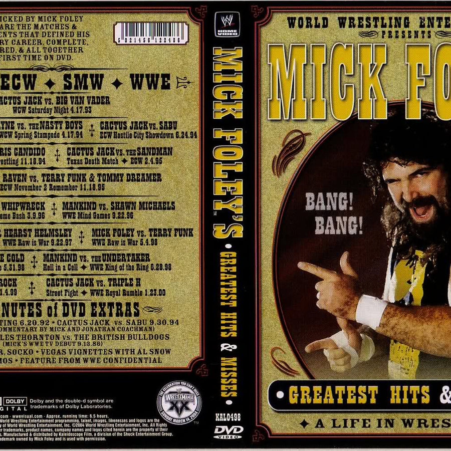 mick foleys greatest hits misses DVDs & Videos Pwcatalog