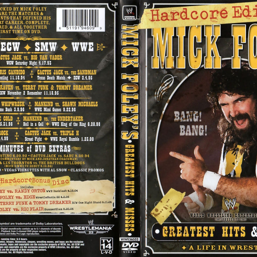 mick foleys greatest hits misses hardcore edition DVDs & Videos Pwcatalog