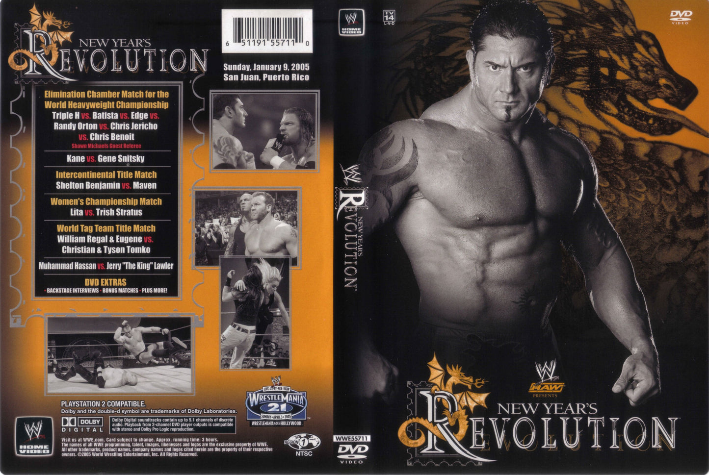 new years revolution 2005 DVDs & Videos Pwcatalog