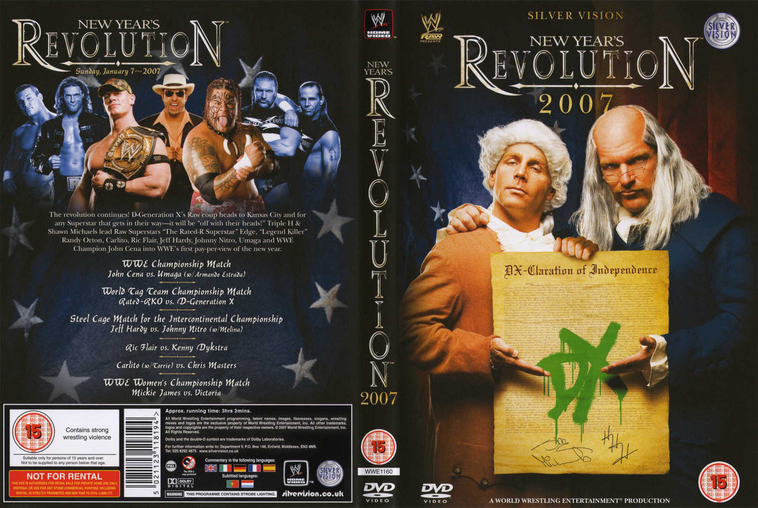 new years revolution 2007 DVDs & Videos Pwcatalog