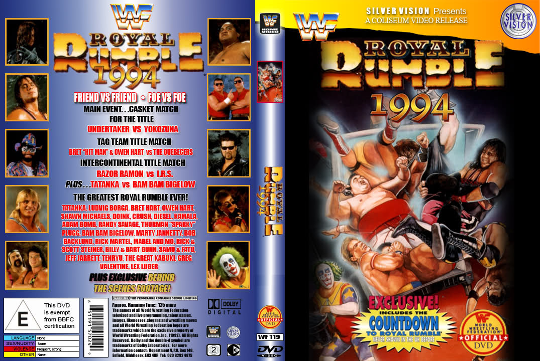 Royal Rumble 1994 DVDs & Videos Pwcatalog