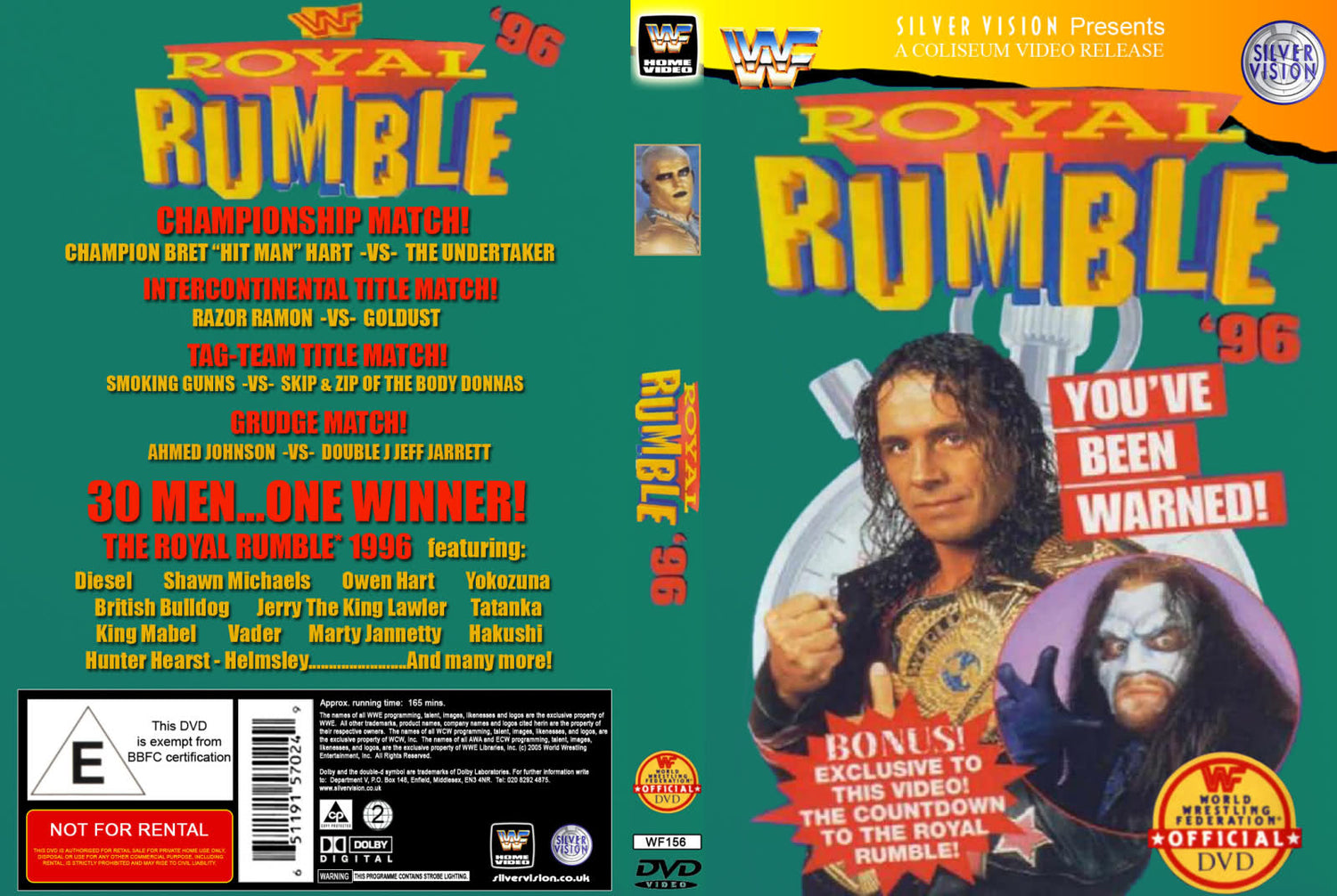 Royal Rumble 1996 DVDs & Videos Pwcatalog