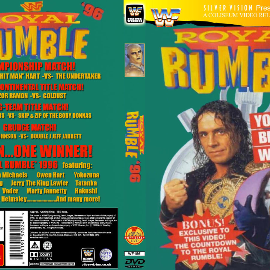 Royal Rumble 1996 DVDs & Videos Pwcatalog