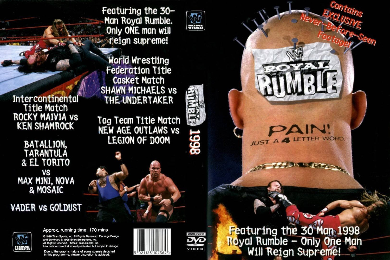 Royal Rumble 1998 DVDs & Videos Pwcatalog