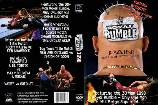 Royal Rumble 1998 DVDs & Videos Pwcatalog