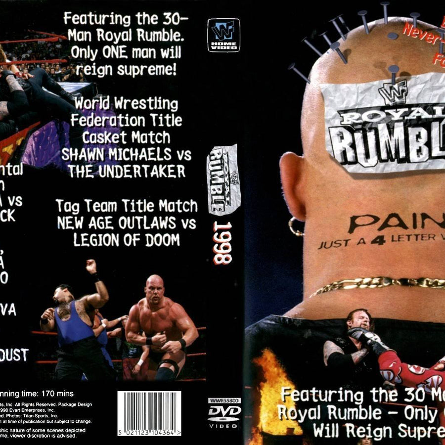 Royal Rumble 1998 DVDs & Videos Pwcatalog
