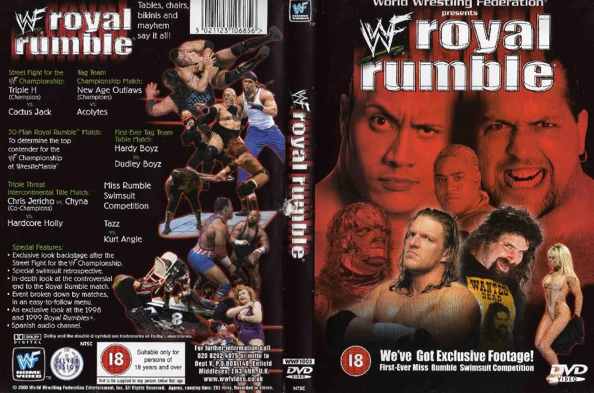 Royal Rumble 2000 DVDs & Videos Pwcatalog