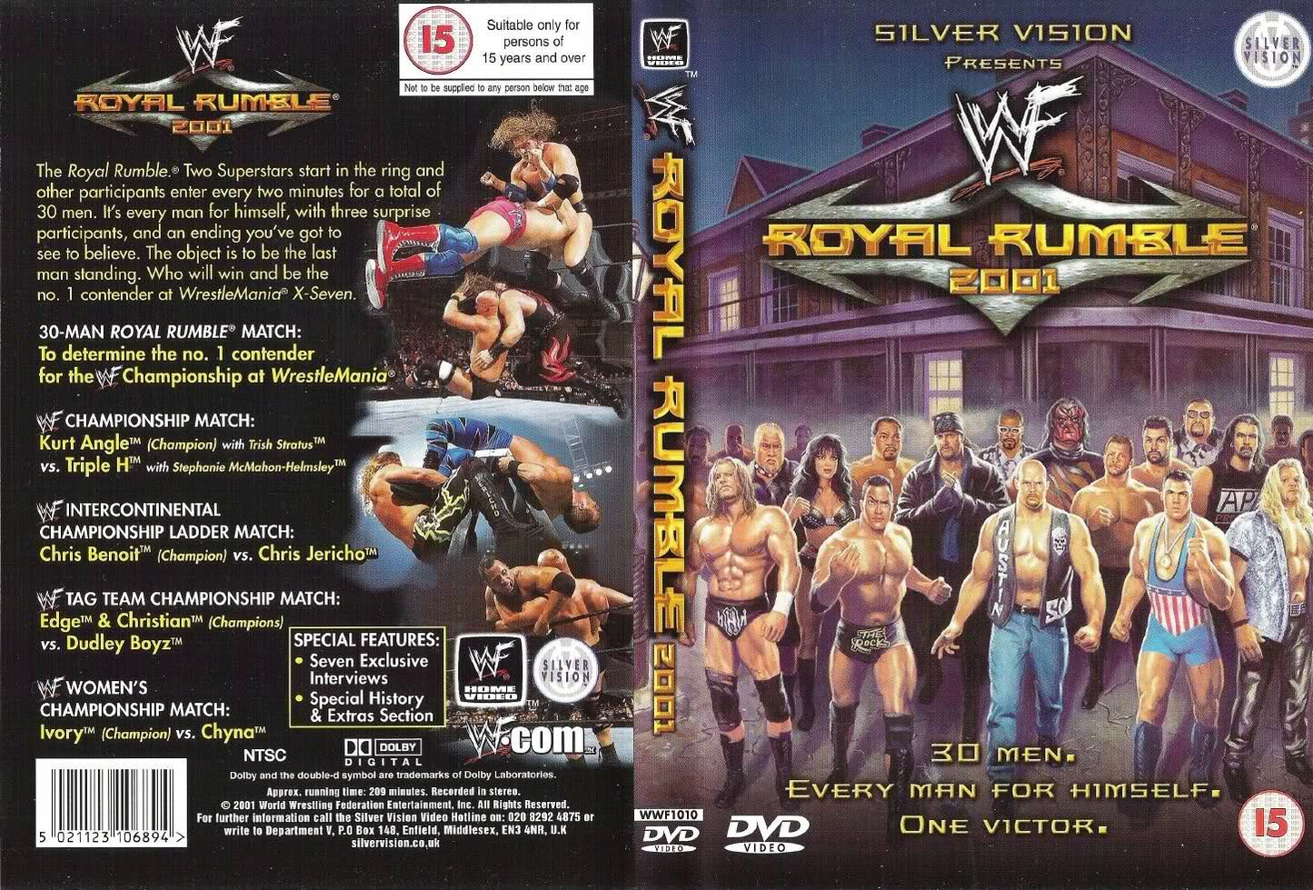 Royal Rumble 2001 DVDs & Videos Pwcatalog