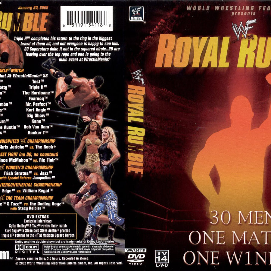 Royal Rumble 2002 DVDs & Videos Pwcatalog