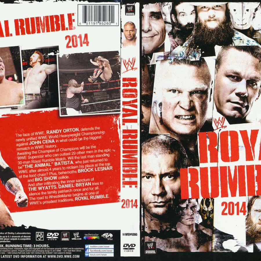 Royal Rumble 2014 DVDs & Videos Pwcatalog