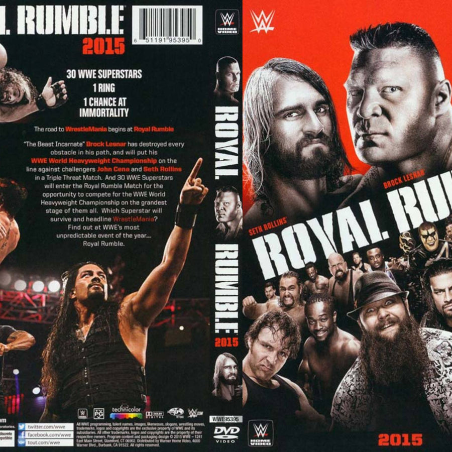 Royal Rumble 2015 DVDs & Videos Pwcatalog