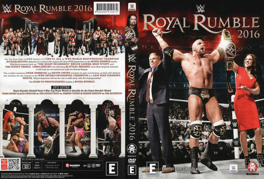 Royal Rumble 2016 DVDs & Videos Pwcatalog