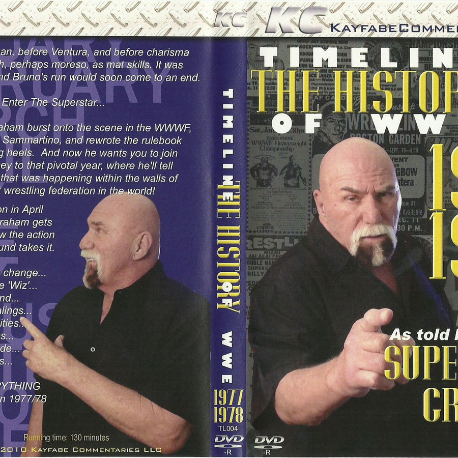 timeline - the history of wwe 1977-1978 DVDs & Videos Pwcatalog