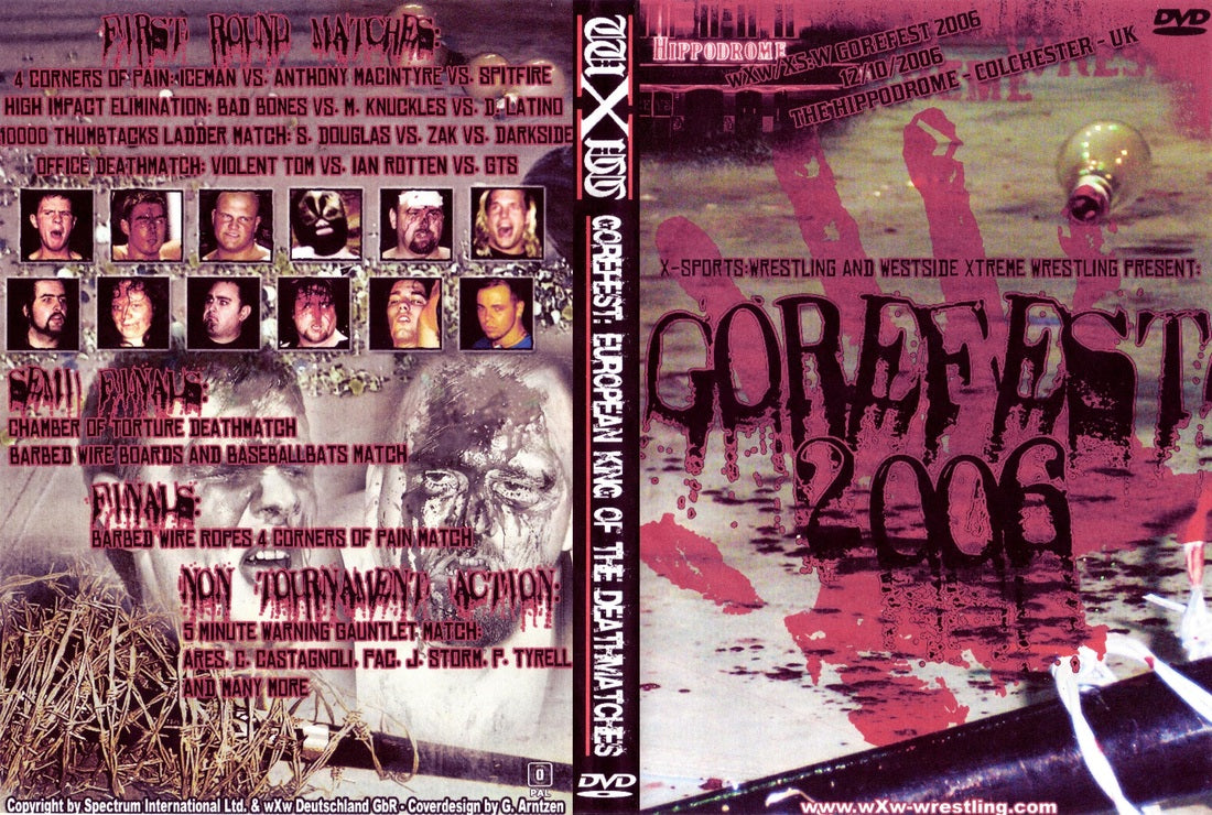 wxw gorefest - european king of the deathmatches 2006 DVDs & Videos Pwcatalog